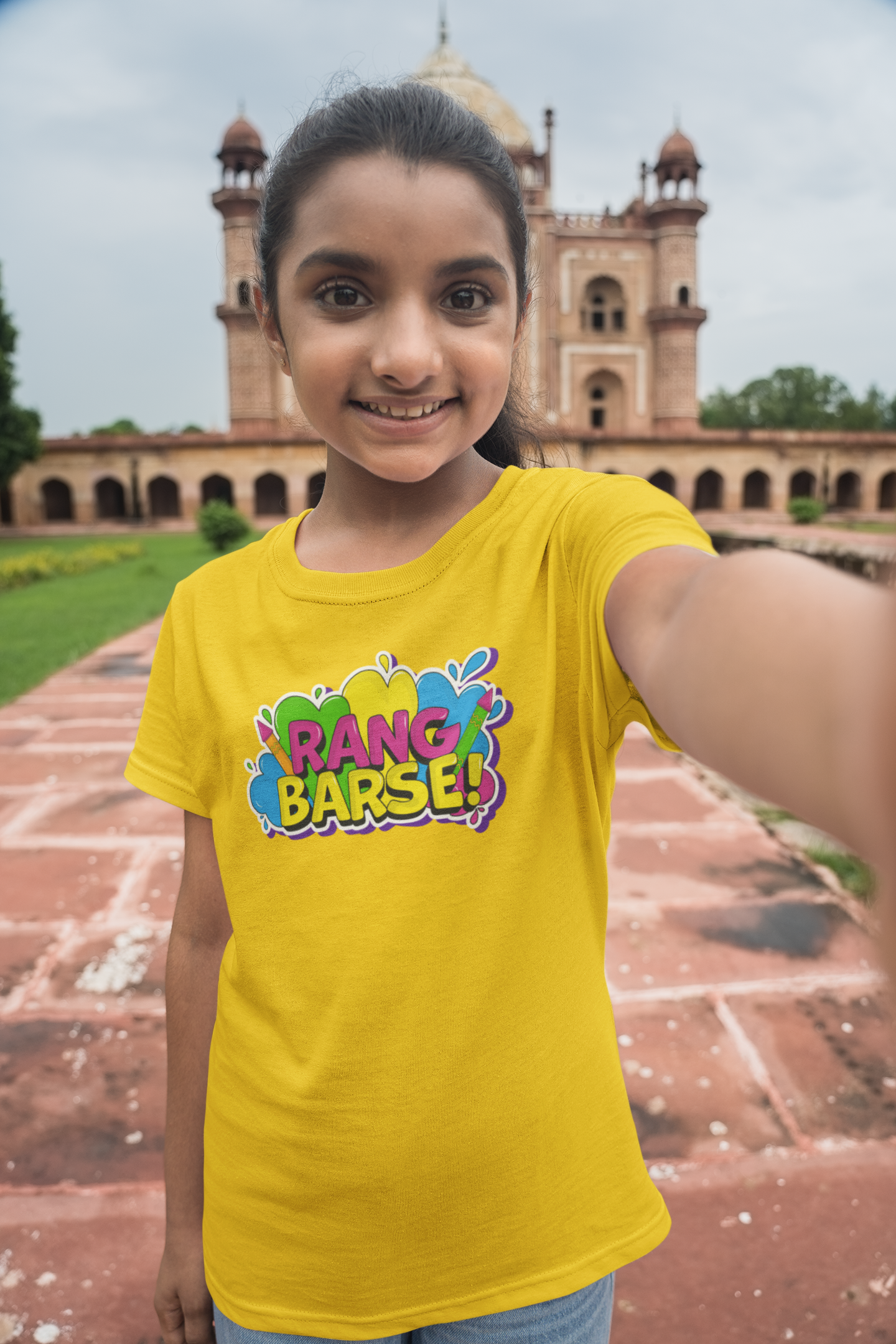 Rang Barse Kids Holi T Shirt