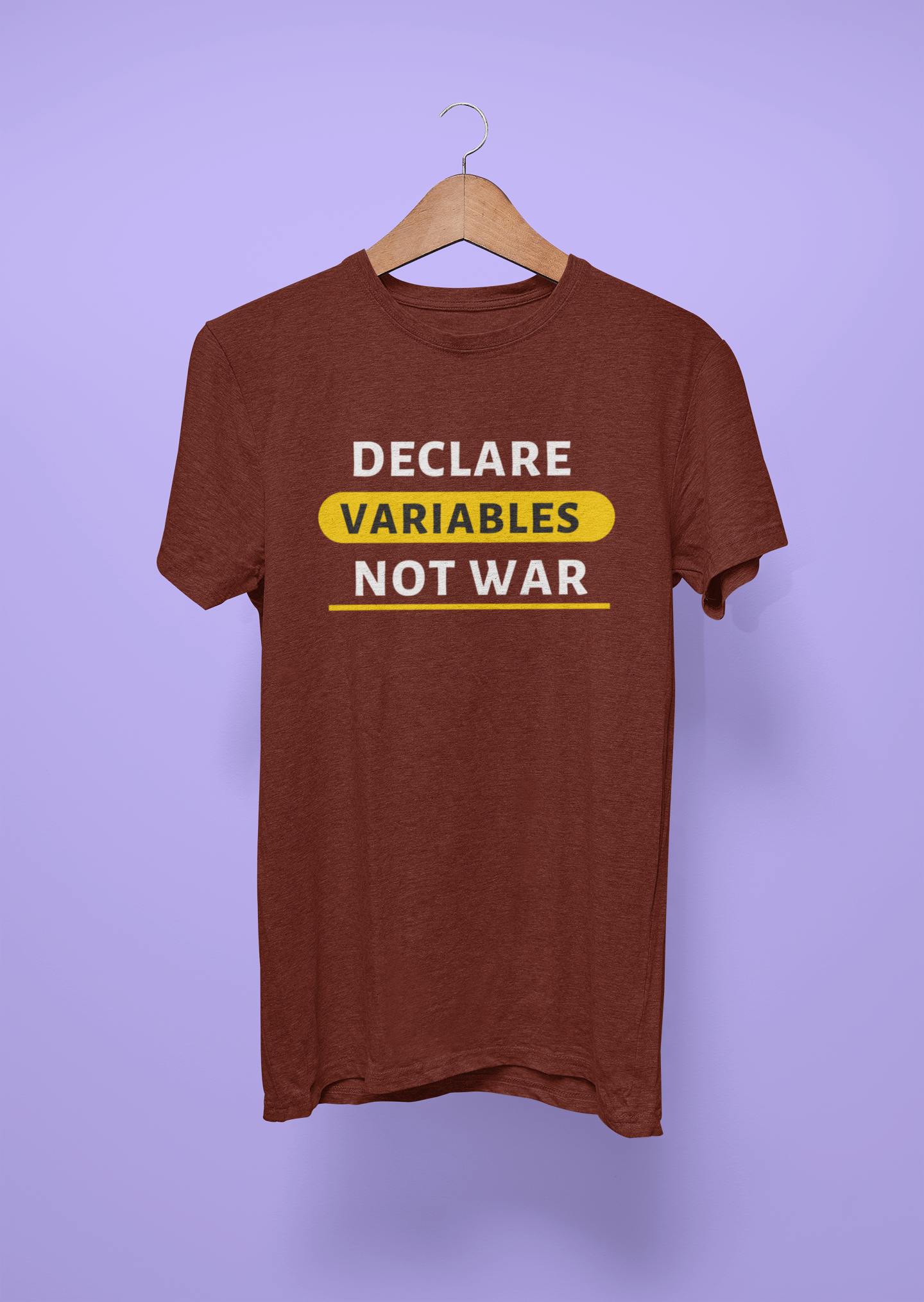 Declares Variables Not War